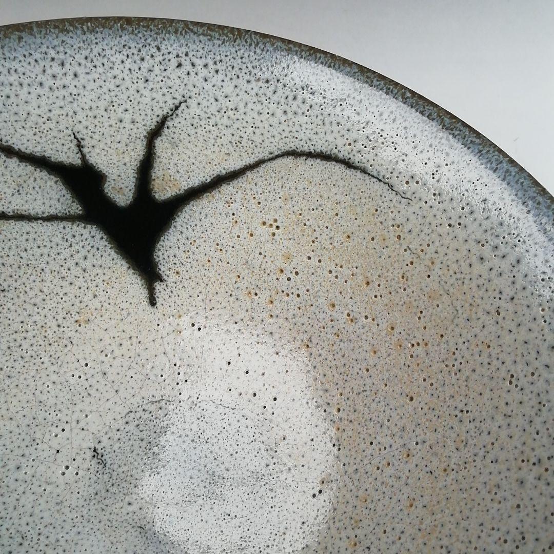 Ｗ２３０　茶碗　『白燦釉　茶碗』『谷口良三 造』　共箱　抹茶碗　茶道具