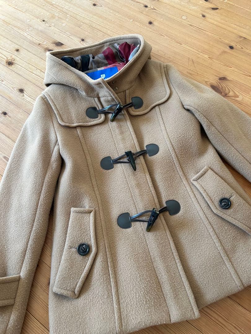 BLUE LABEL CRESTBRIDGE ダッフルコート38サイズ キャメル