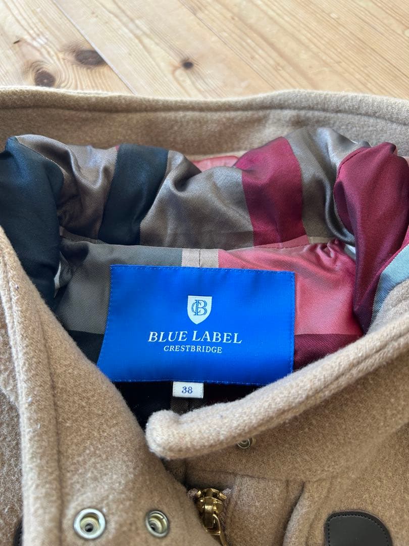 BLUE LABEL CRESTBRIDGE ダッフルコート38サイズ キャメル