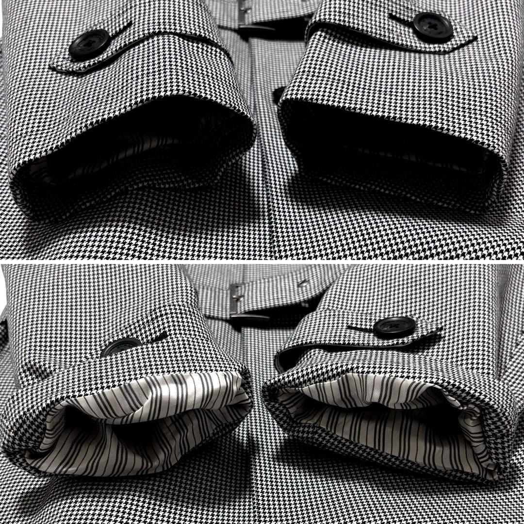 ✨極美品✨バーバリーブラックレーベル　トレンチコート　ノバチェック　千鳥格子　M