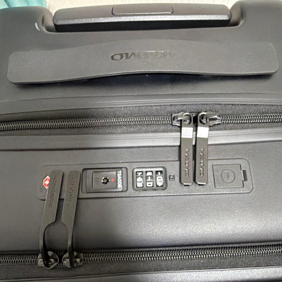 MAIMO Sサイズ機内持ち込み ブラック キャリーケース 収納バッグ付き