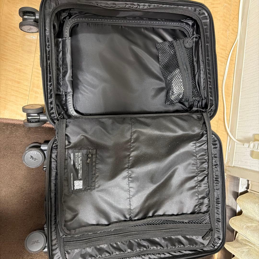 MAIMO Sサイズ機内持ち込み ブラック キャリーケース 収納バッグ付き