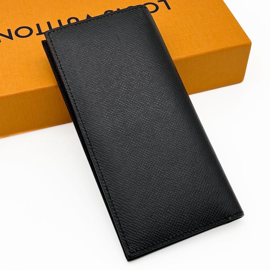 【使用わずか】ヴィトン タイガ アレクサンドル NM 黒 長財布 M64597