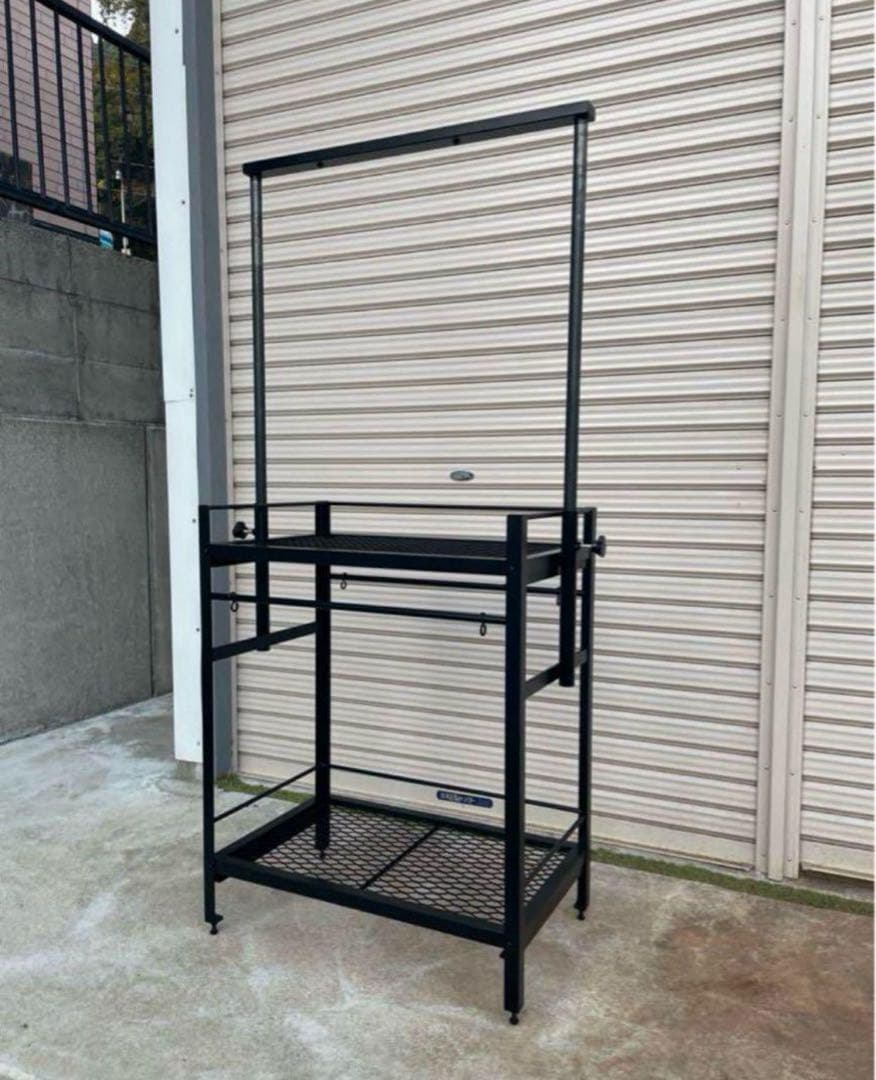 受注生産開始　オプション多数　アイアン植物棚　ダクトレール付き！　tig溶接製作