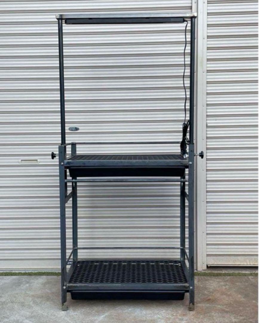 受注生産開始　オプション多数　アイアン植物棚　ダクトレール付き！　tig溶接製作