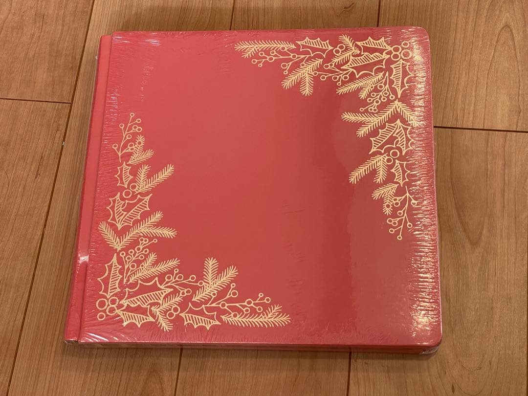 クリエイティブメモリーズ 12インチアルバムカバー赤、台紙セット