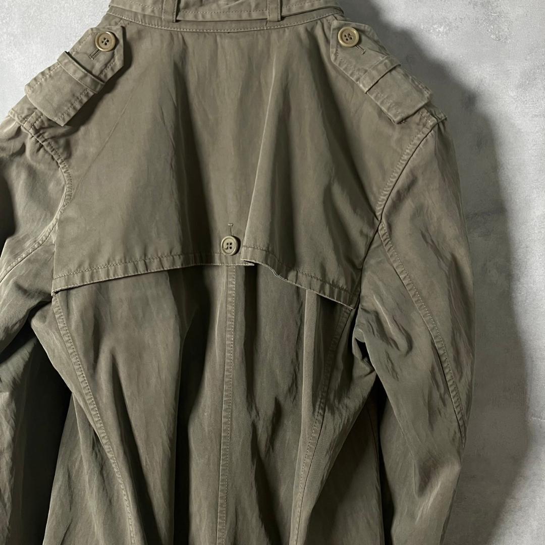 Neil Barrett ロング カーキ トレンチコート イタリア製 N474