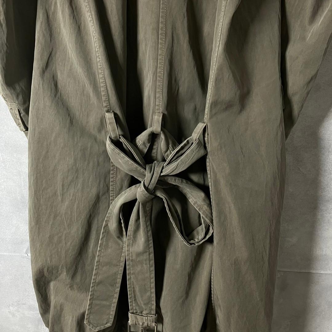 Neil Barrett ロング カーキ トレンチコート イタリア製 N474