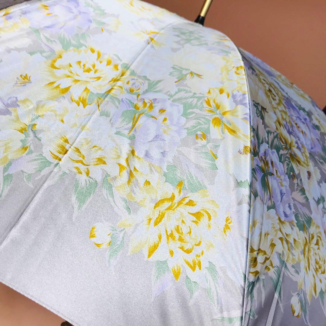 ムーンバット　傘　日傘　婦人用笠　レディース　花柄　ジュンアシダ　テフロン