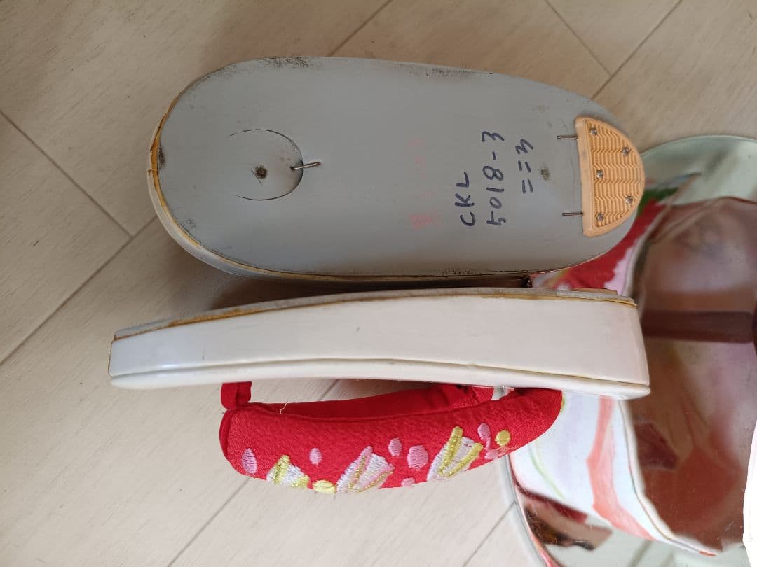 アンティーク着物と新品正絹被布セット