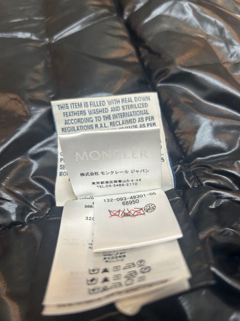 MONCLER モンクレール レディース ダウンベスト サイズ0 ブラック