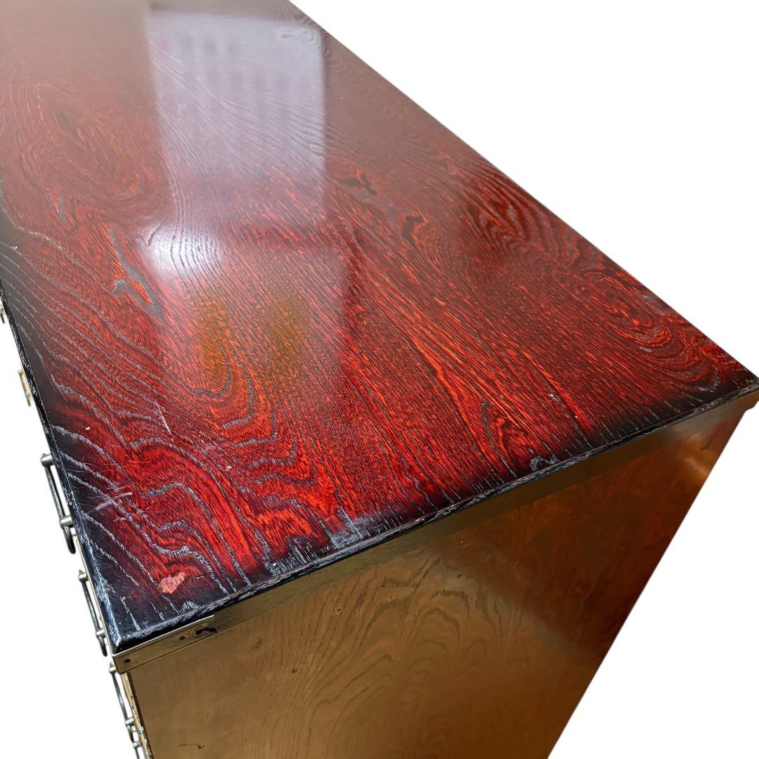 昭和レトロ　和箪笥 時代箪笥 和箪笥　金具付き 木製　民芸家具 アンティーク調