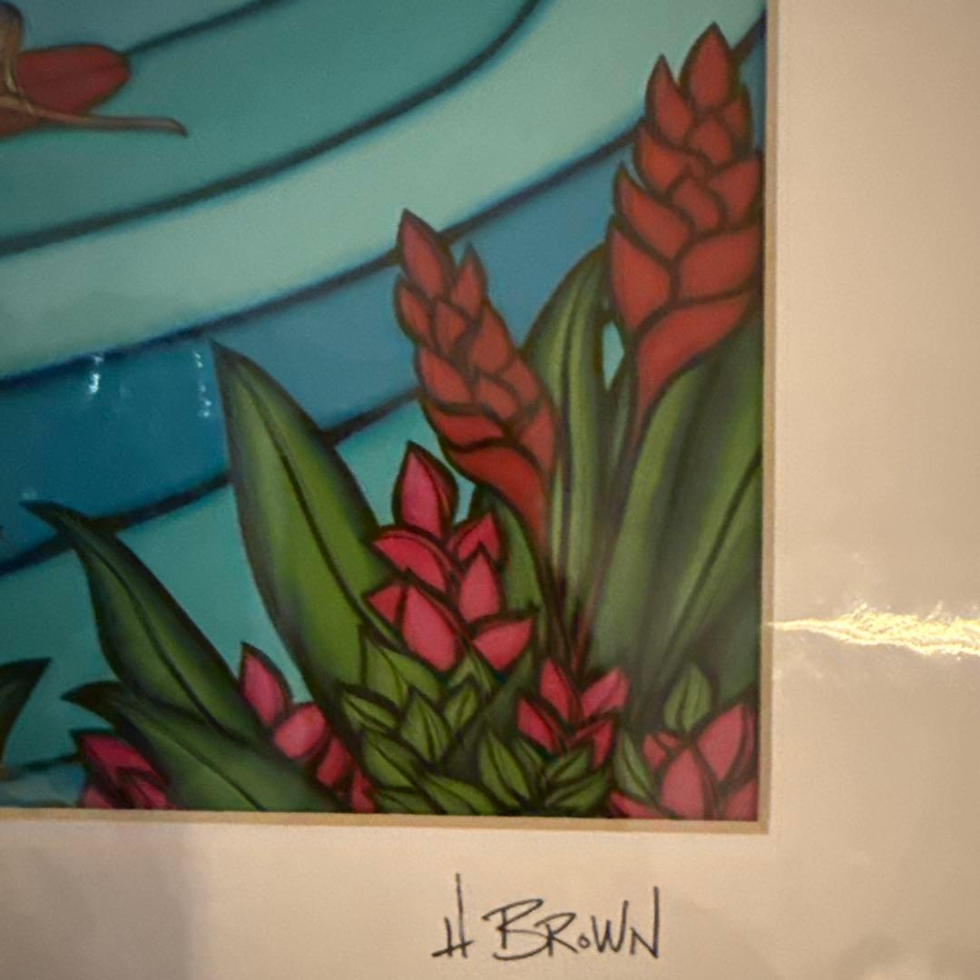 ヘザーブラウン☆サーフィンアート　未使用品（袋入り）