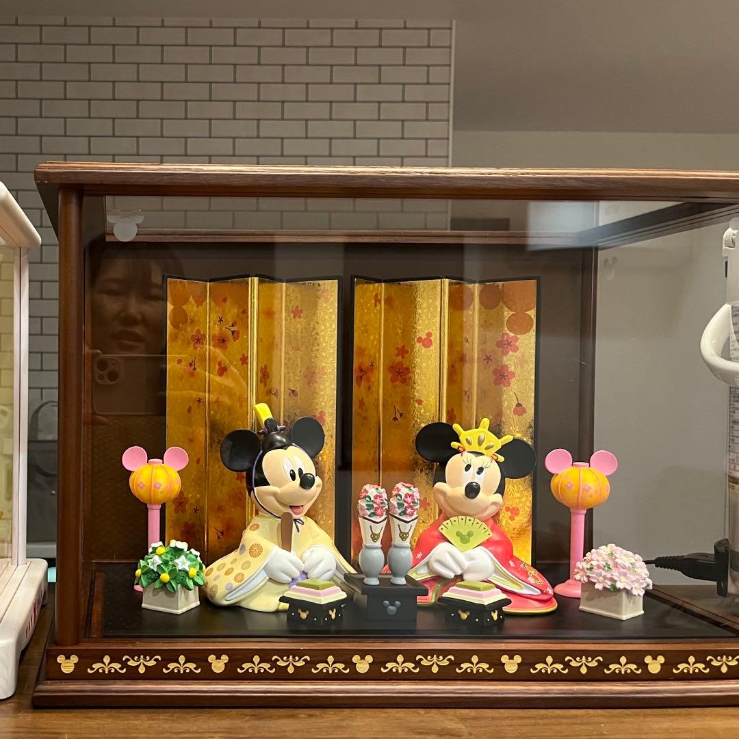 ディズニー　お雛様　ケース　親王飾り専用ケース「ミッキーモチーフ」