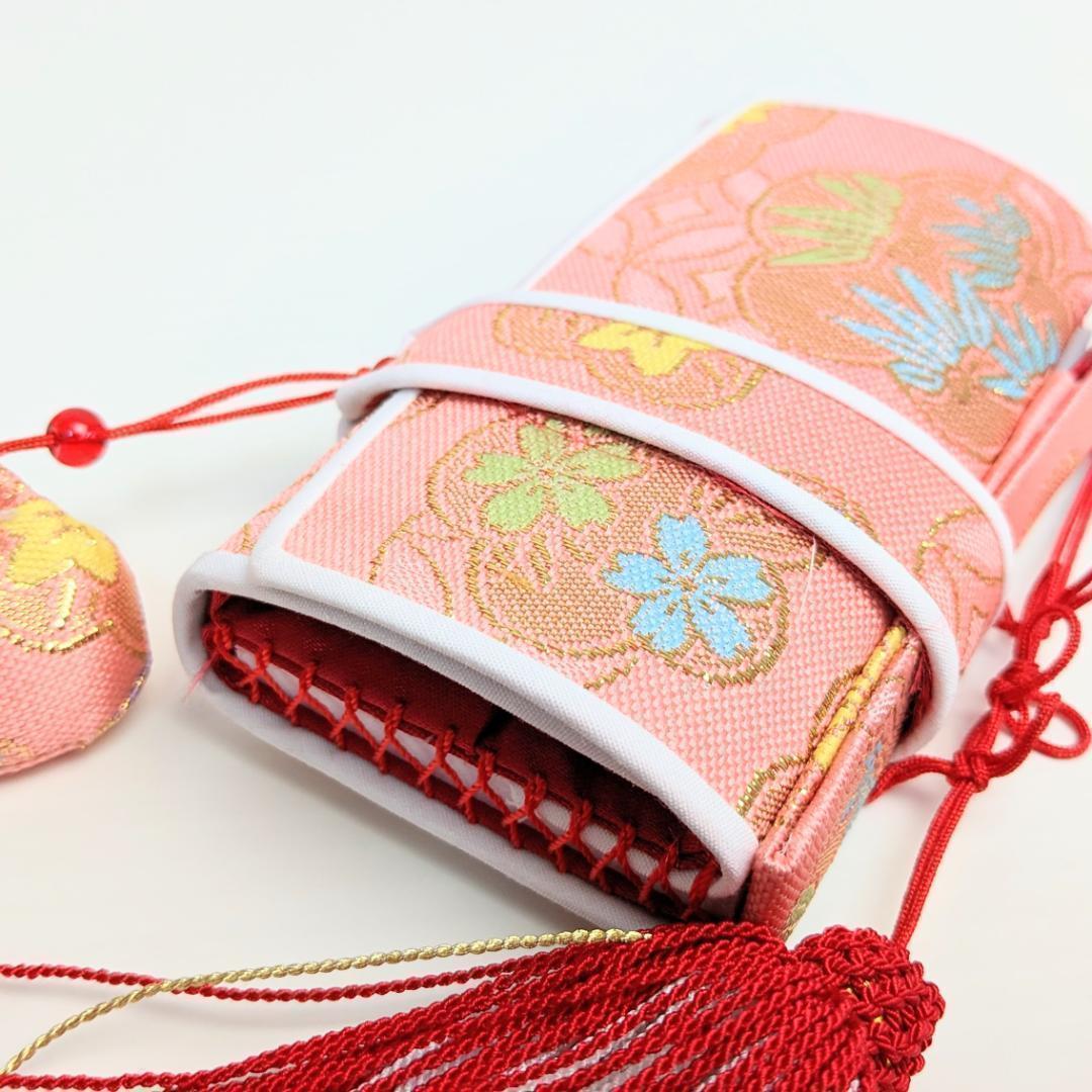 七五三 7歳 四つ身用 草履バッグ 筥迫セット ピンク