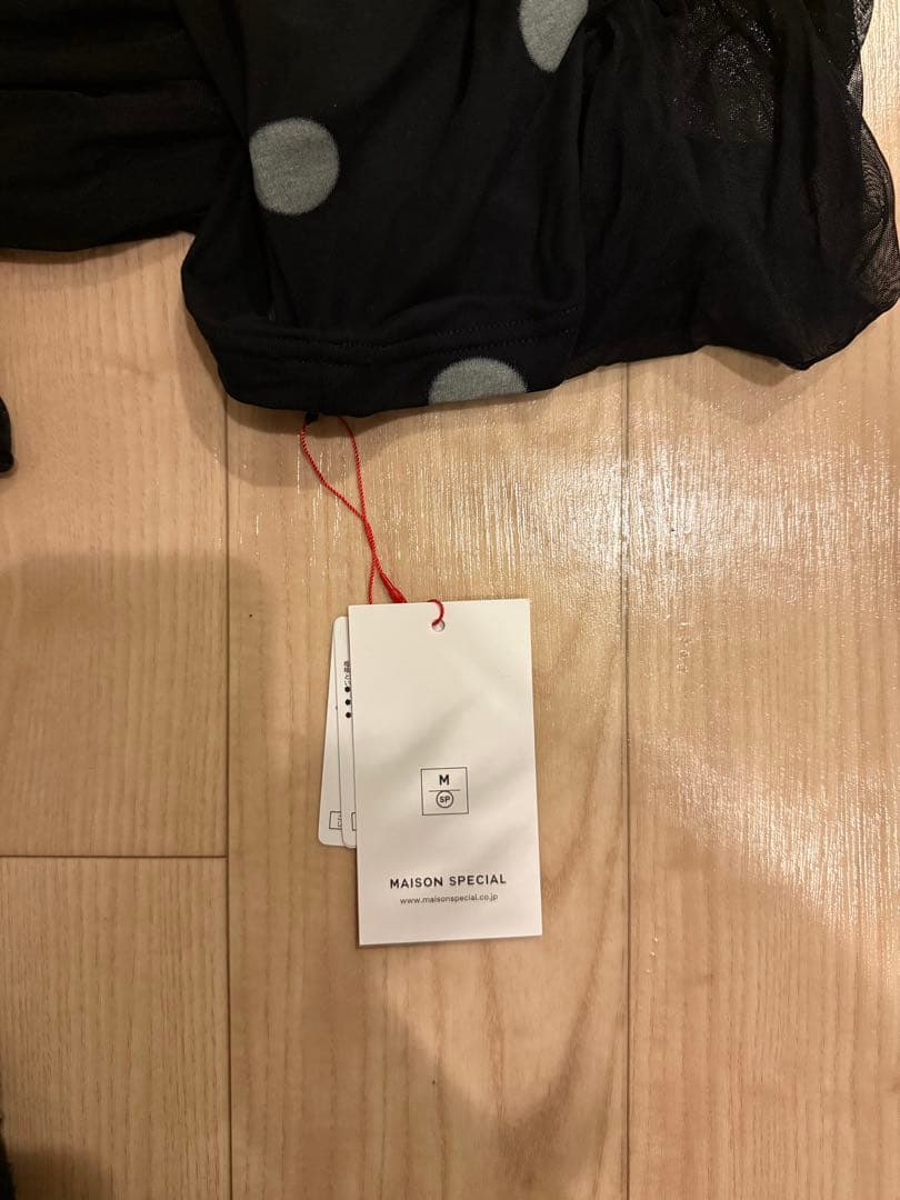 【Maison Special】 25AW シアードットレイヤードトップス