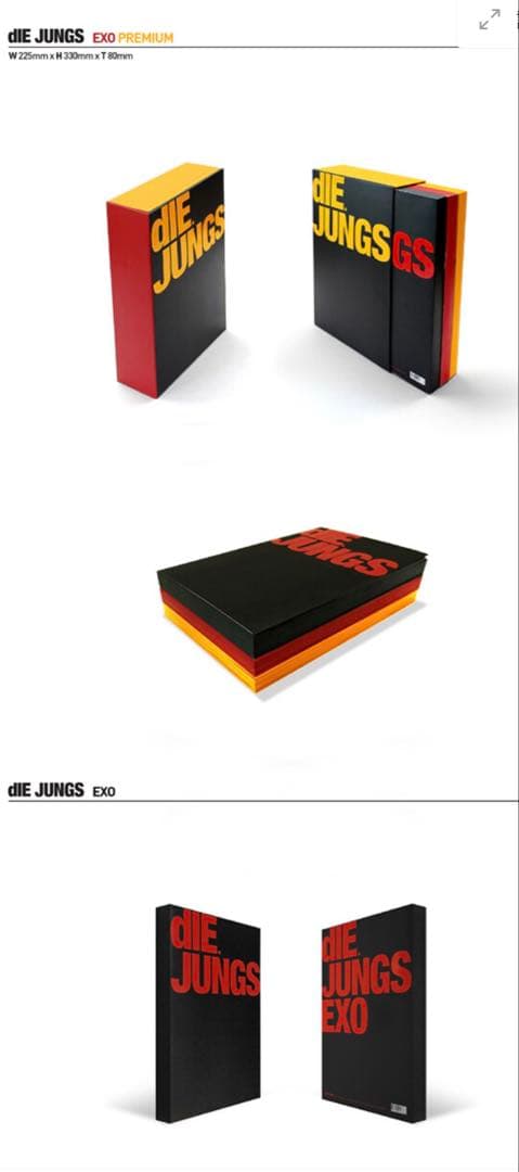 EXO dIE . JUNGS 写真集 未開封