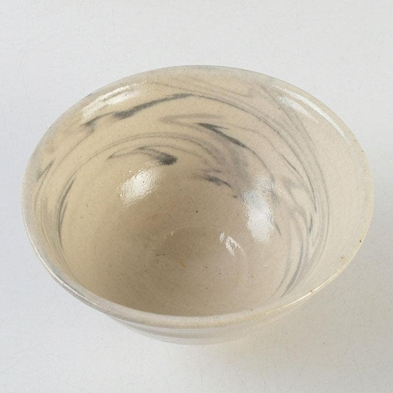 茶道具　瀬戸焼　福海窯　水野鉐一作　茶碗　共布共箱　C　9408