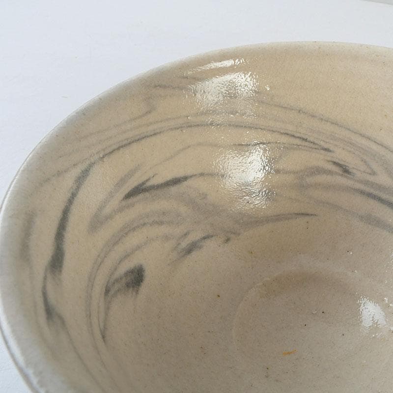 茶道具　瀬戸焼　福海窯　水野鉐一作　茶碗　共布共箱　C　9408