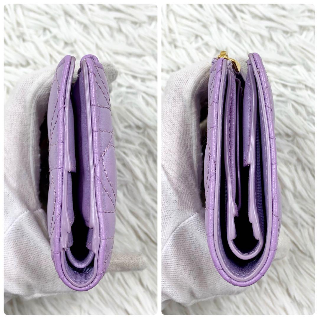 紅*丸様 【✨極美品✨】ディオール Jolie Dahlia ウォレット ラベン