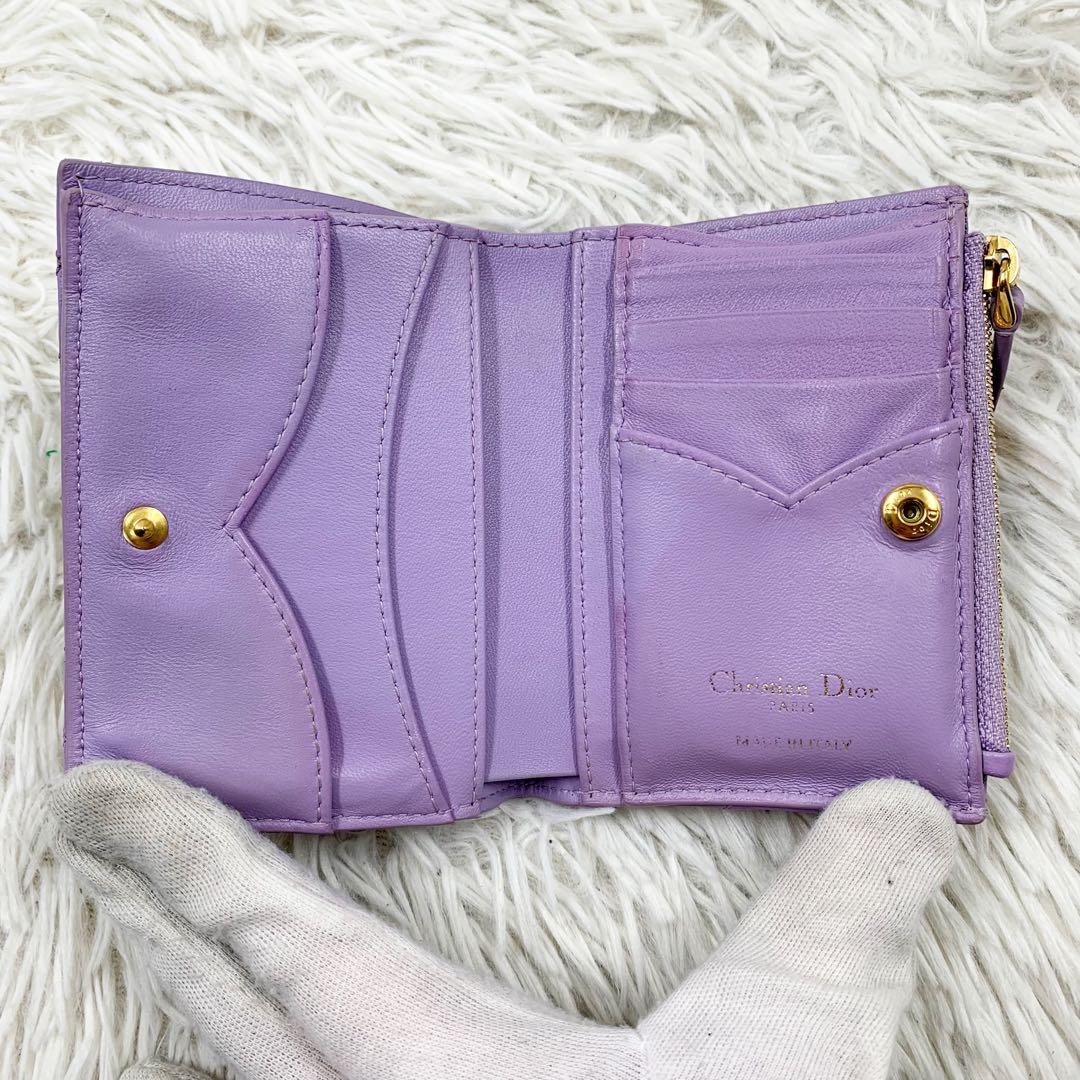 紅*丸様 【✨極美品✨】ディオール Jolie Dahlia ウォレット ラベン