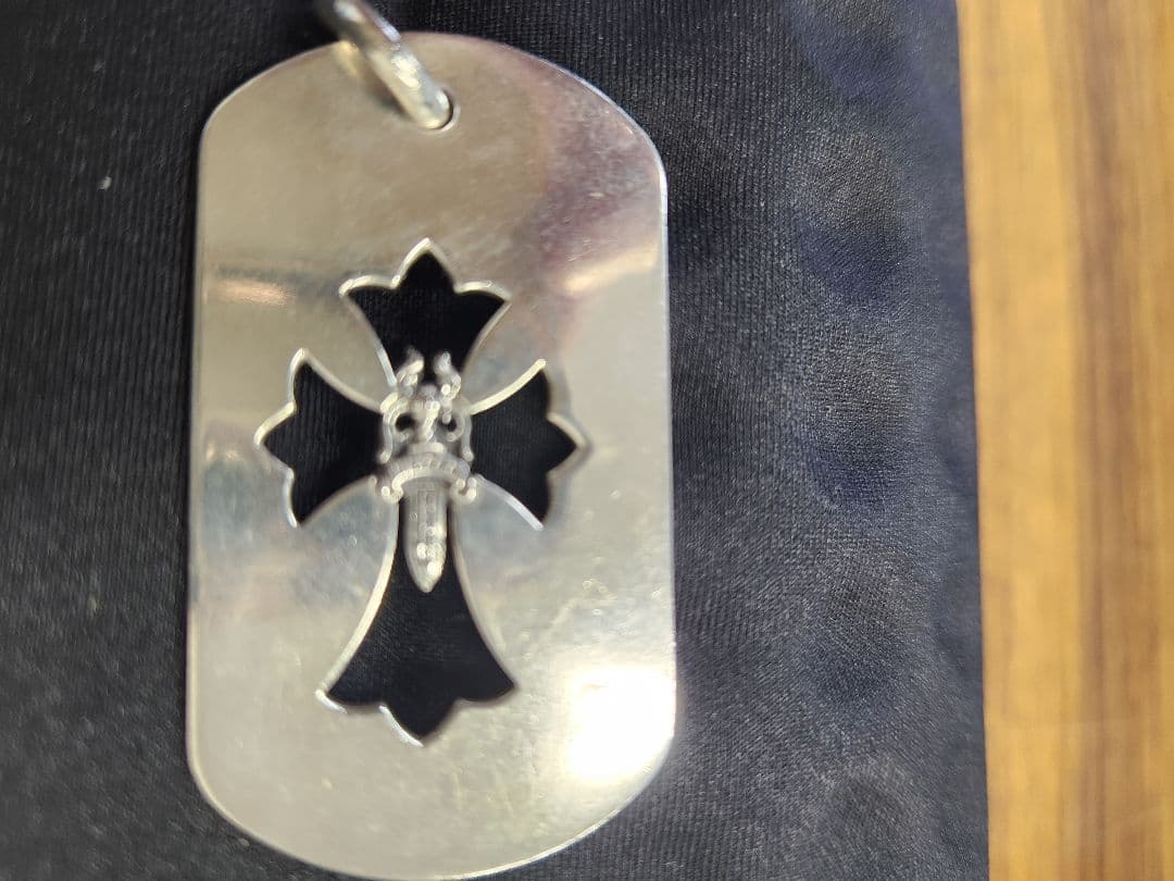 値下げ　CHROME HEARTS　クロムハーツ　ラージドッグタグ　ペンダント