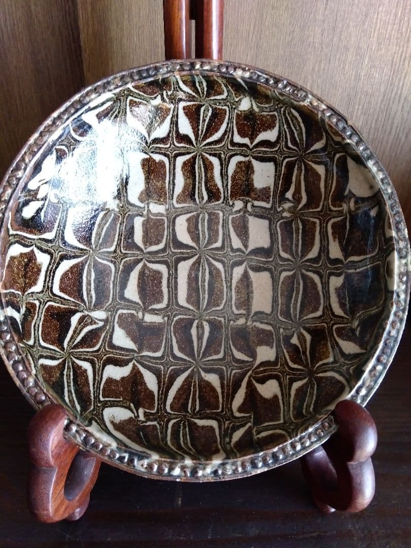 掛谷康樹さん　器3点セット　惣堂窯　練り込み皿　作家　練上げ