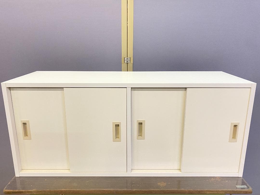 ホワイト　キャビネット　119×39×高さ50