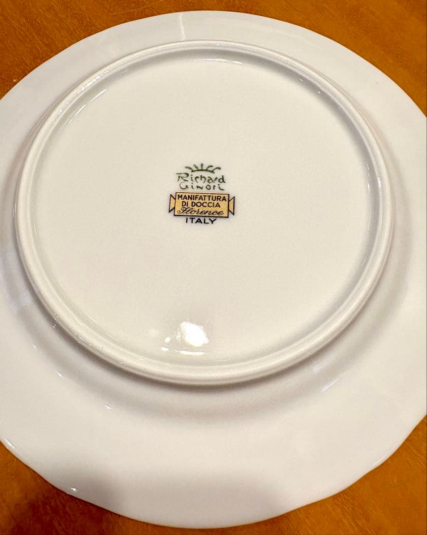 リチャードジノリ 丸皿　イタリアンフルーツ柄 6枚