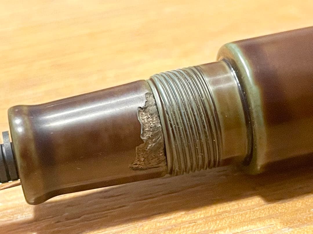 中屋万年筆　シガーピッコロ　本堅地　碧溜　新品未使用品