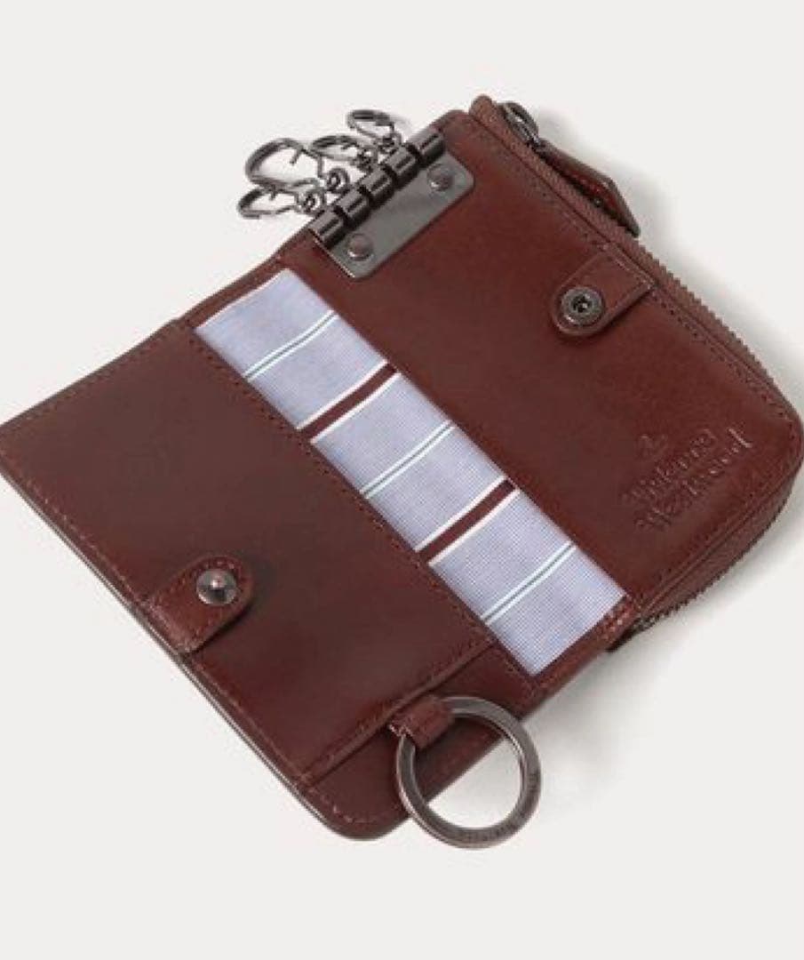 新品☆ヴィヴィアン☆ キーケース＋L字ファスナー小銭入れ＋キーリング☆コッパー茶