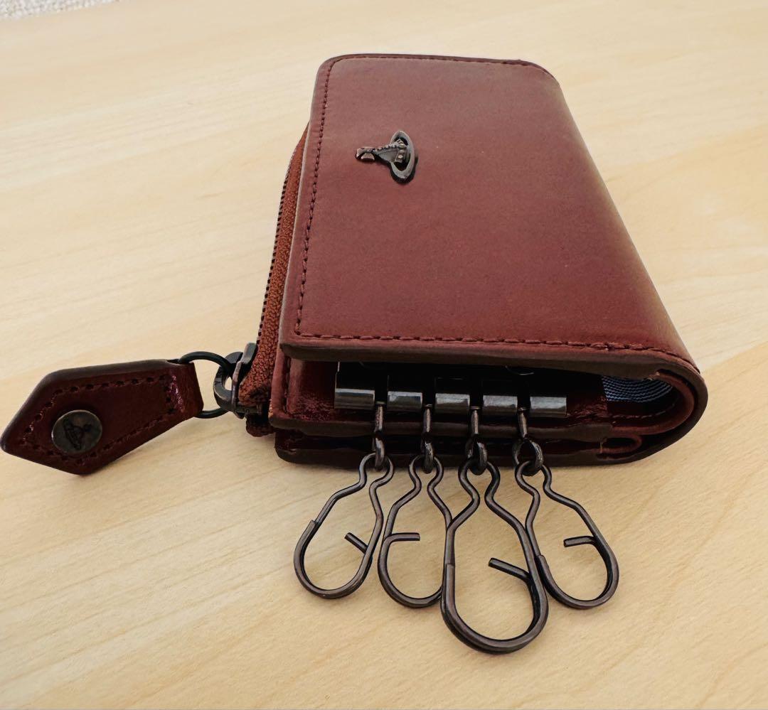 新品☆ヴィヴィアン☆ キーケース＋L字ファスナー小銭入れ＋キーリング☆コッパー茶