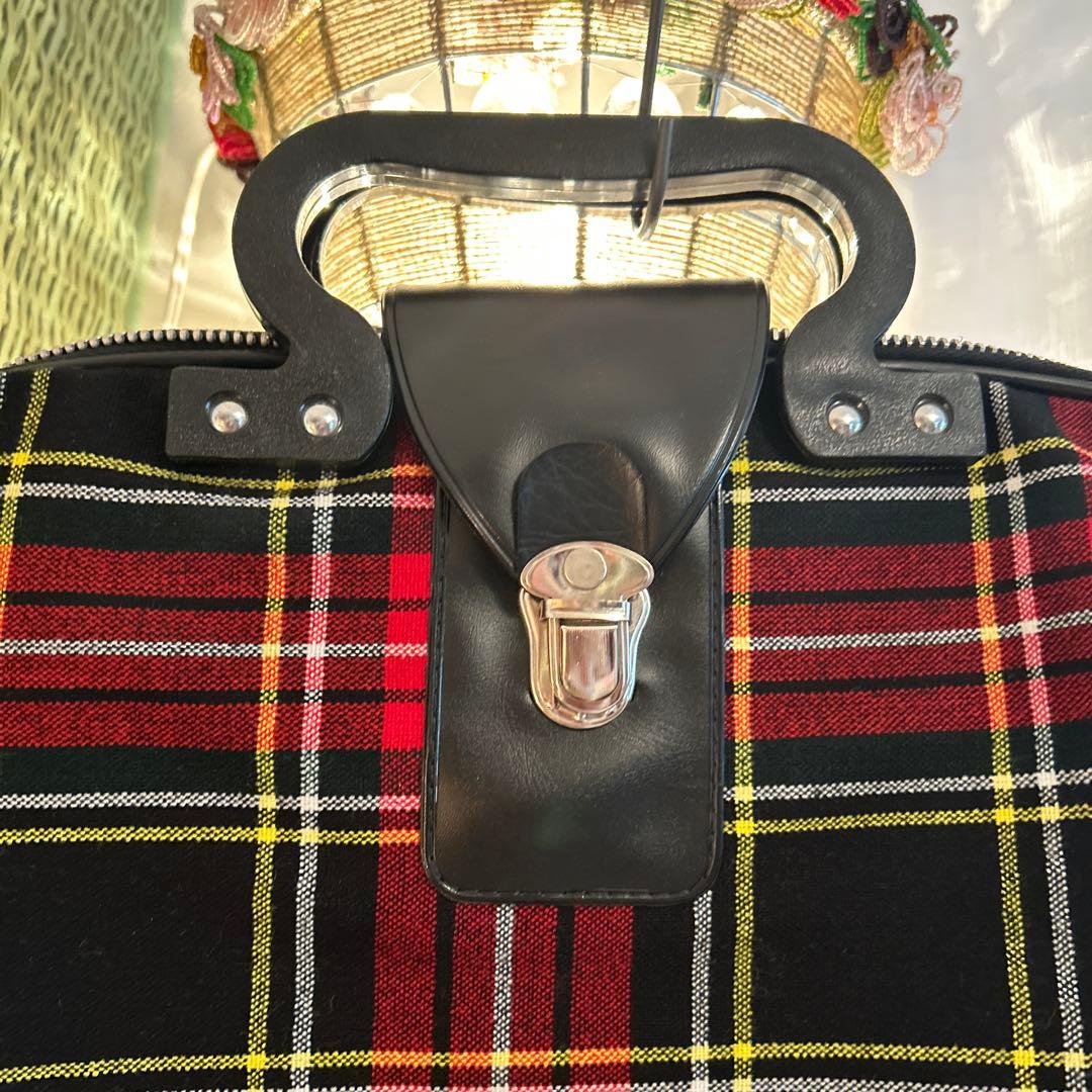 激レア　希少品　FRUIT OF THE LOOM チェック　ガーメントバッグ