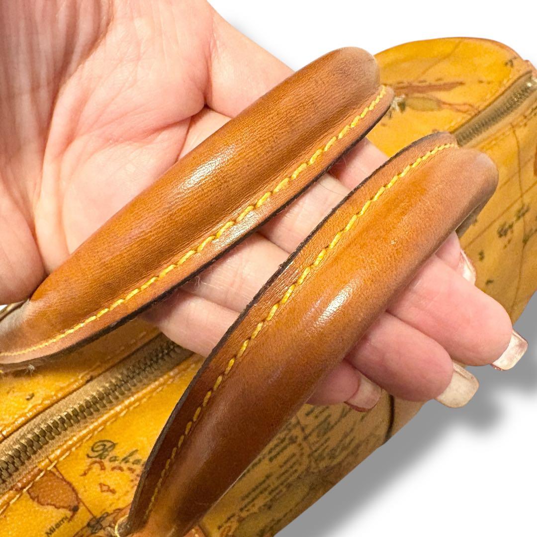 美品✨PRIMA CLASSE プリマクラッセ 地図柄 ボストンバッグ トラベル