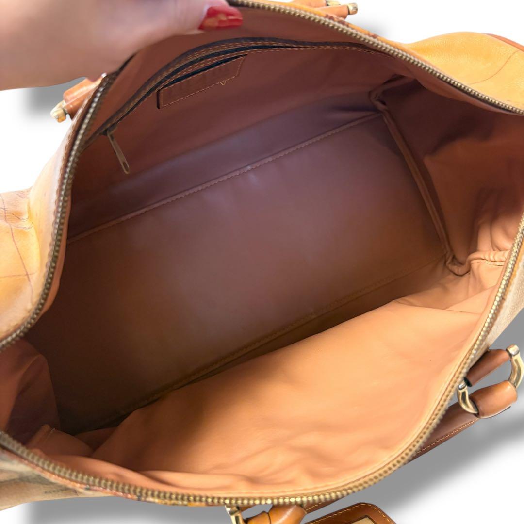 美品✨PRIMA CLASSE プリマクラッセ 地図柄 ボストンバッグ トラベル