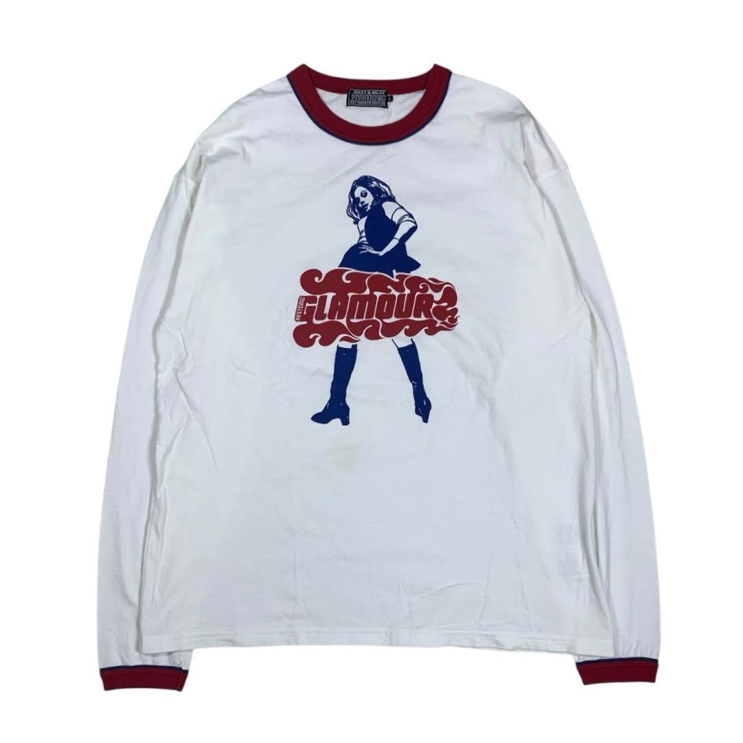 ヒステリックグラマー　ヴィンセンガール　ロングTシャツ　L