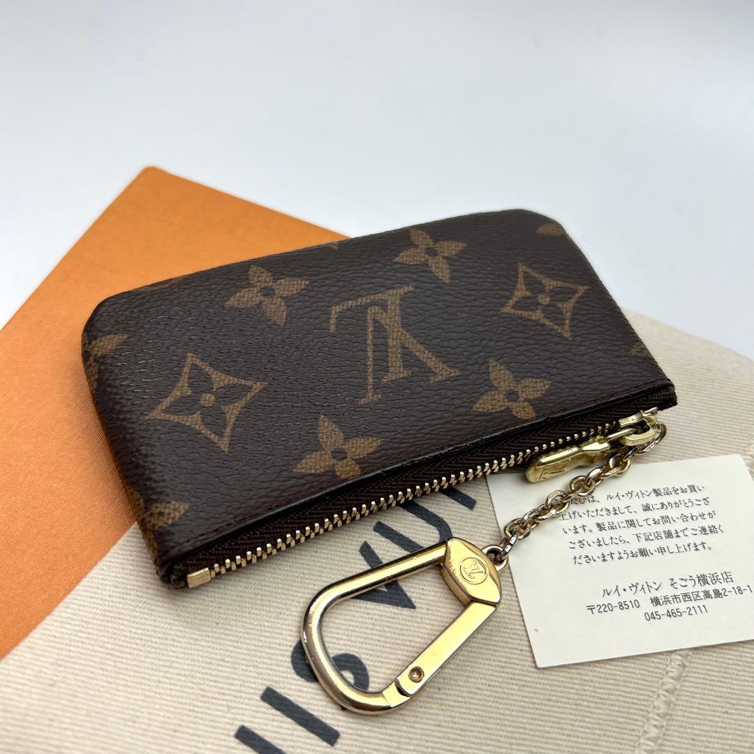 鑑定済 ルイヴィトン モノグラム ケース キーリング付