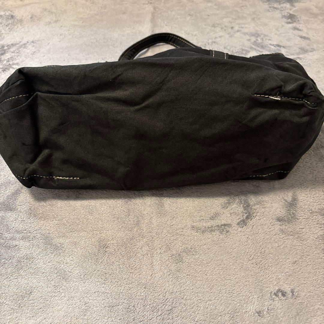 LL Bean トートバック　黒染め！　1点物！
