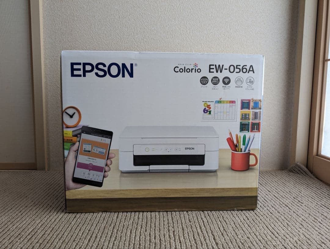 新品　EW-056A プリンター　エプソン EPSON　インク MED-4CL付