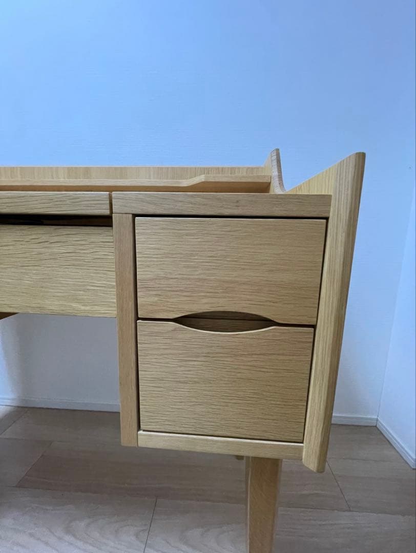 ナチュラルウッド シンプルデスク