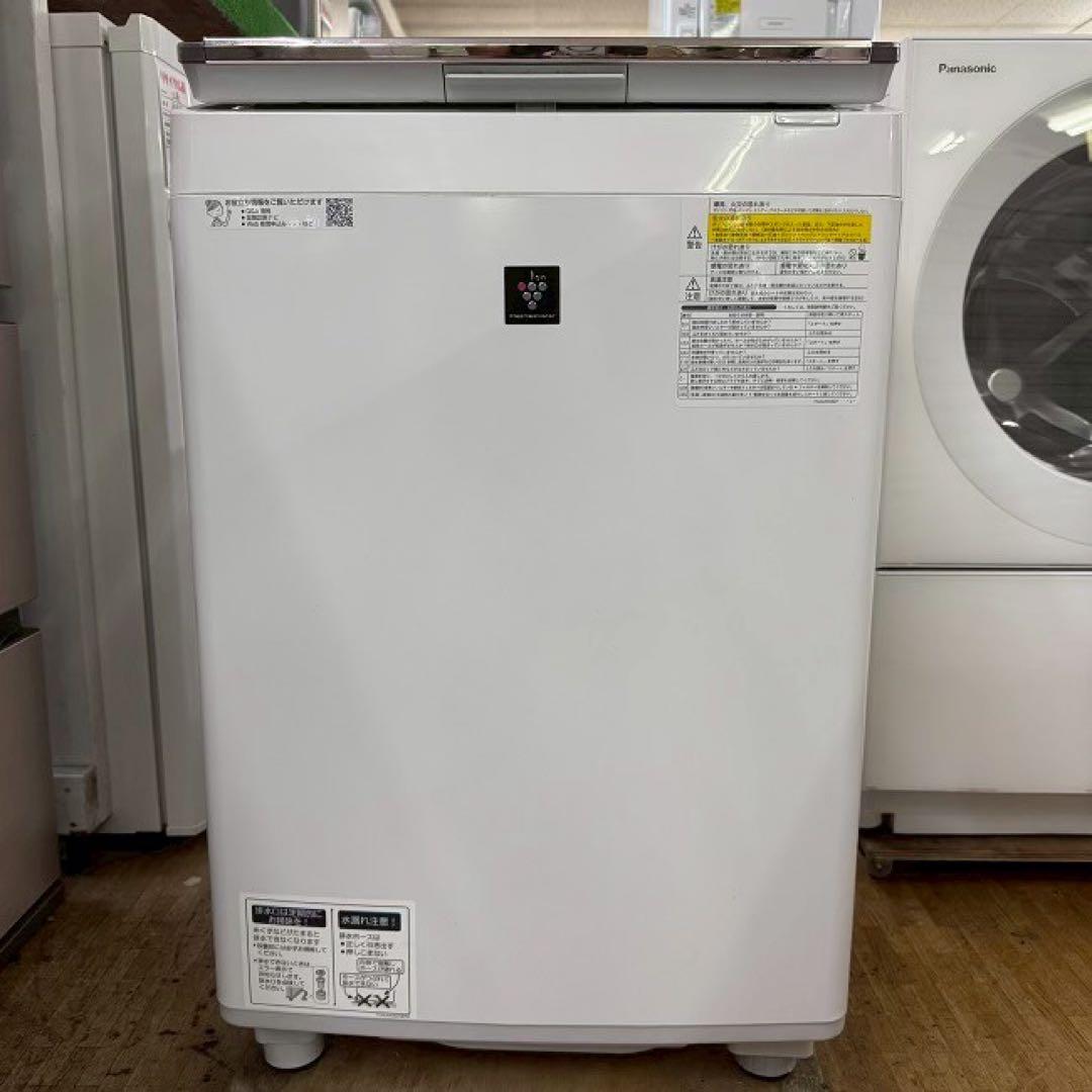 地域限定配送無料　シャープ　縦型洗濯乾燥機　ES-PT10C 10キロ　美品