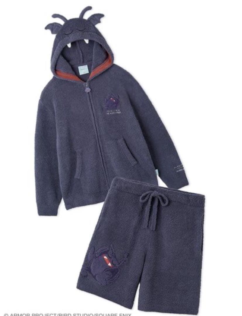 ドラゴンクエスト　ユニセックス　パウダードラキーパーカ＆ハーフパンツセット