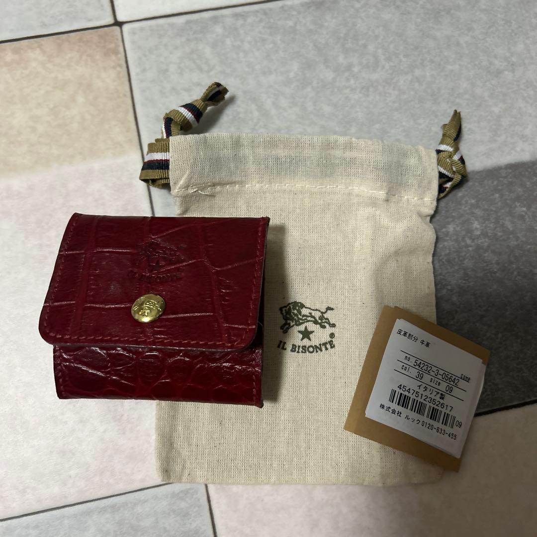 IL BISONTE 赤 レザー ケース