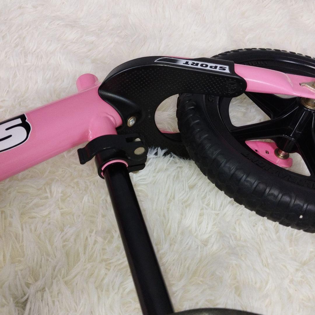 【極美品】STRIDER SPORTS 12 ストライダー ピンク 純正スタンド