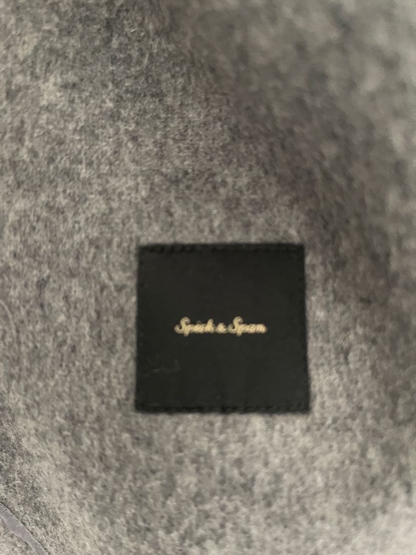 Spick &span ニュアンスリバーコート　新品タグつき未使用品グレー