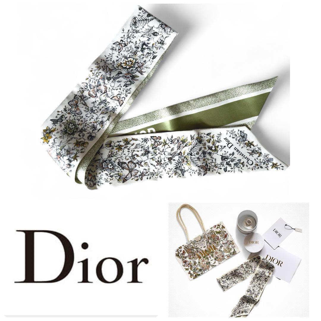★未使用★Dior ミッツァ　スカーフ　限定品　バタフライ