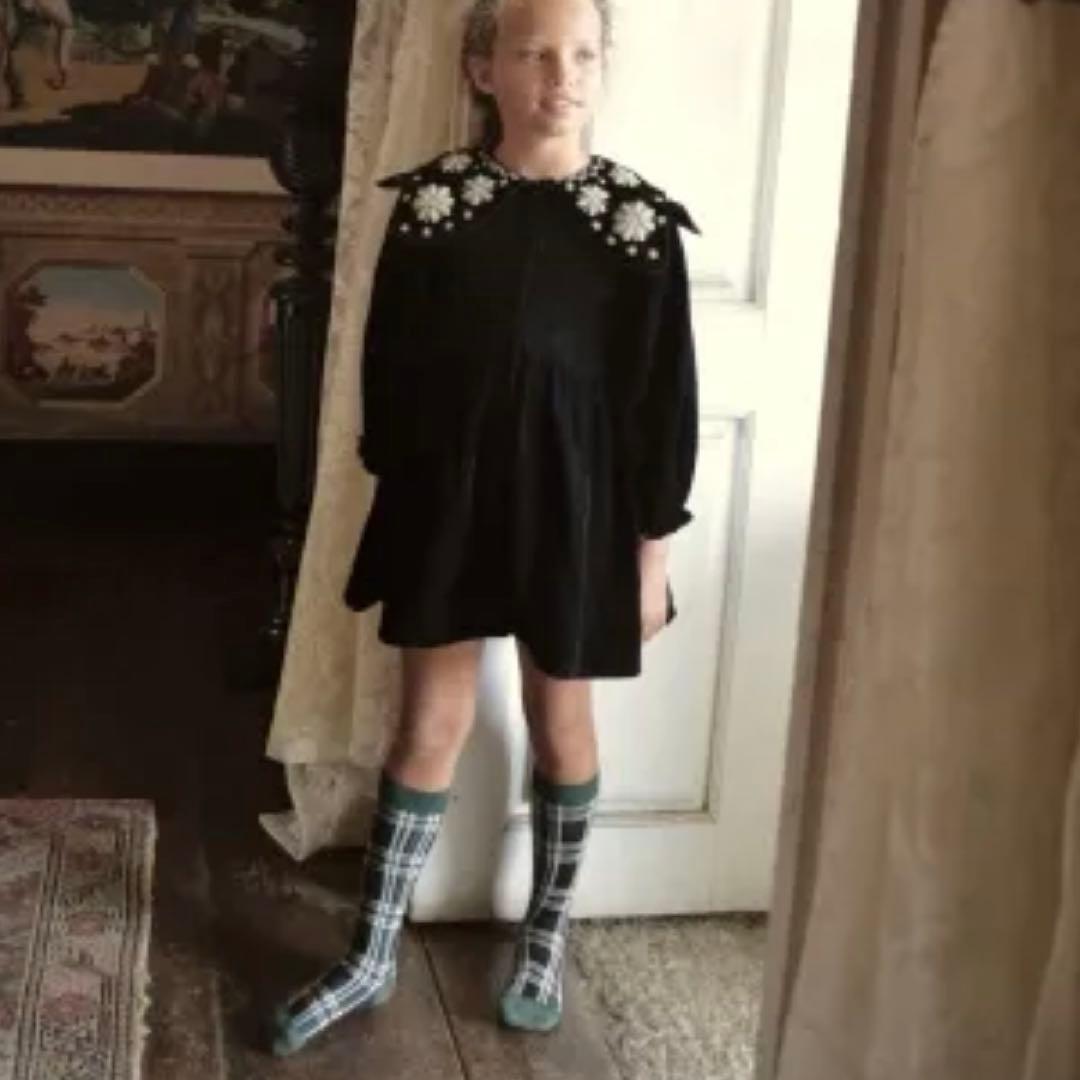 ワンピース Bonjour diary TUNIQUE WITH SUN FLOWER