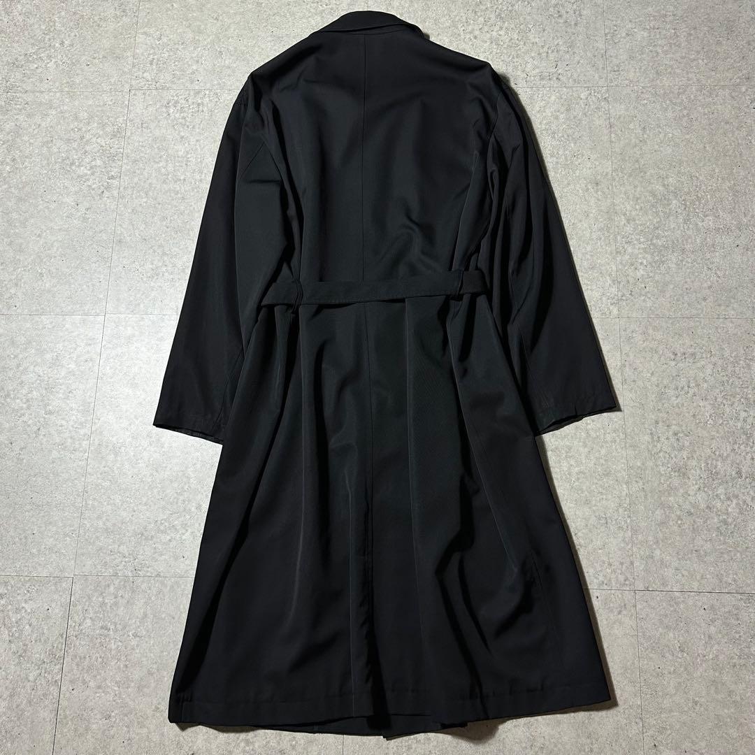 10AW 美品 Y's for men 黒 ウール ロング ステンカラー コート