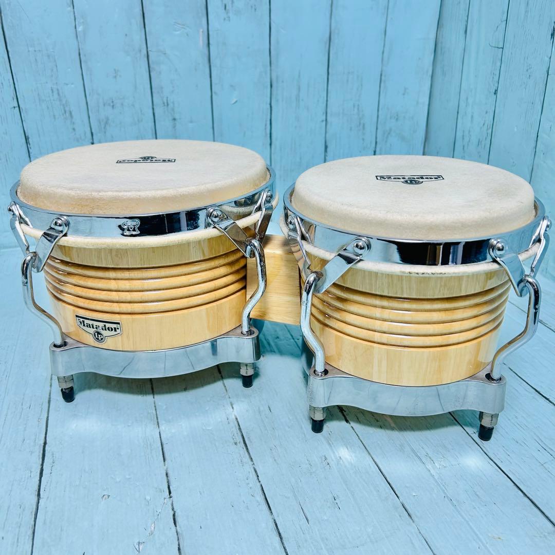 LP ウッドボンゴ　matador マタドール　打楽器　パーカッション民族楽器