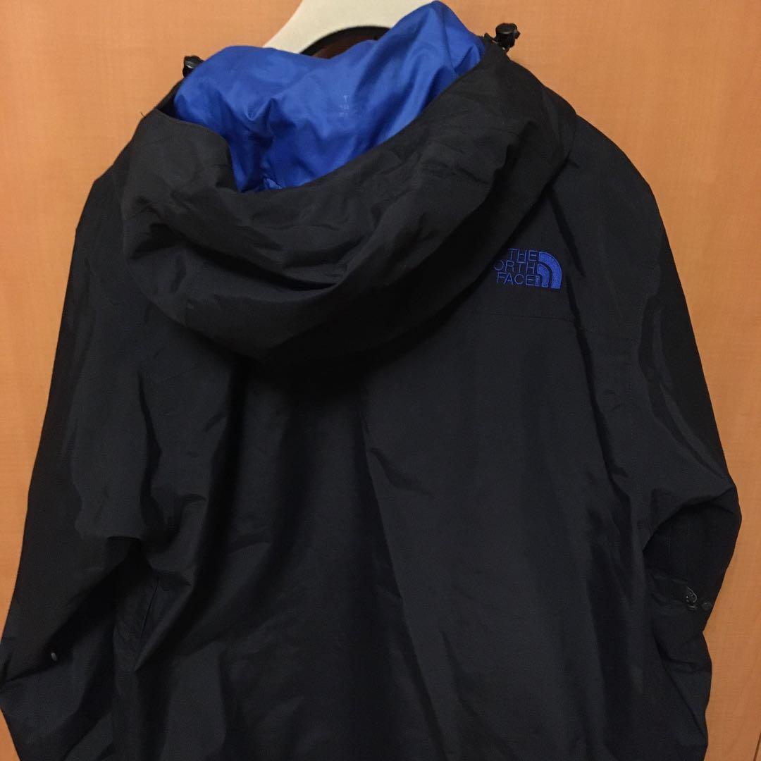 ノースフェイス　マウンテンパーカー ブラック／ブルー